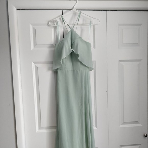 Mint Green Bridesmaid Dress - Picture 1 of 3
